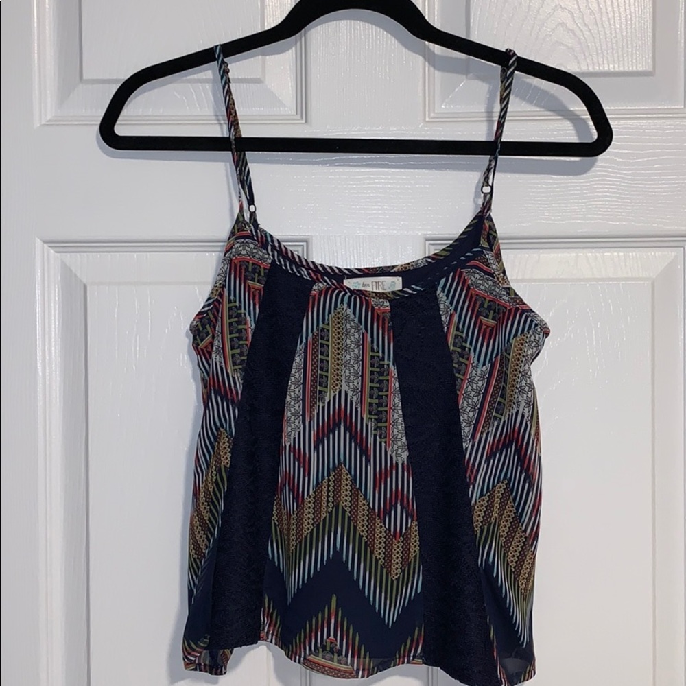Love, Fire Small tank top